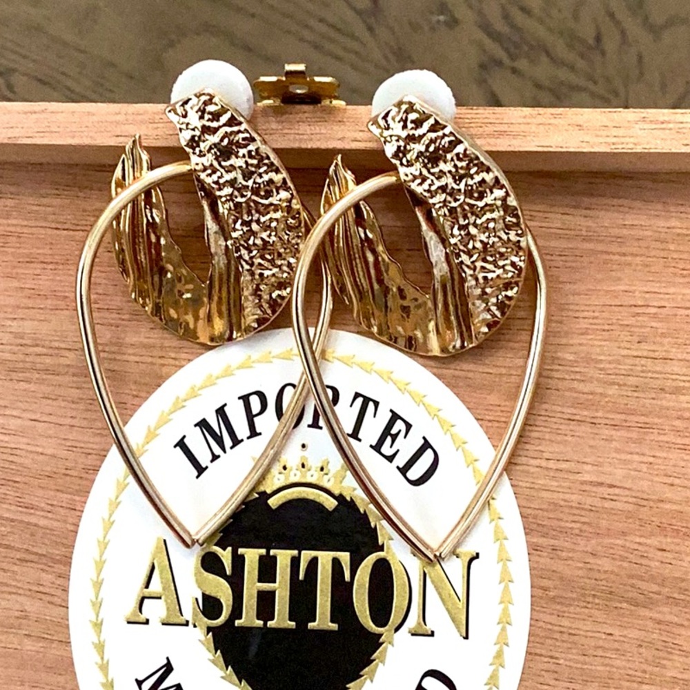New Gold Drop Earrings.